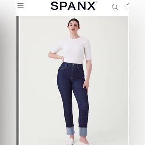 Cuffed Straight Leg Jeans 3X